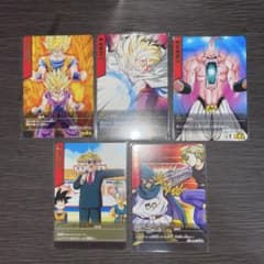 ドラゴンボールZ データカードダス イベントカード 5枚セットのサムネイル