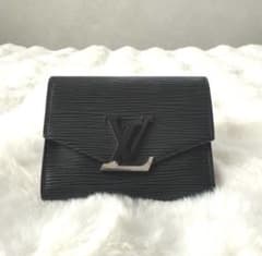 ルイヴィトン ポルトフォイユ ヴィクトリーヌ LV ロゴ3つ折り財布 エピ