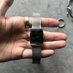 90s Vintage Seiko tank 腕時計 タンク ブラックサンレイ 90s Vintage Seiko tank 腕時計 タンク ブラックサンレイ - メルカリ