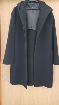 ユニクロ/UNIQLO/ライトウールブレンド　フーデットコートのサムネイル