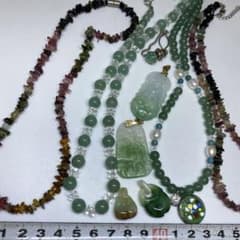 本翡翠 アクセサリー・ネックレス 袋込127g 東N7-0918☆2F - メルカリ