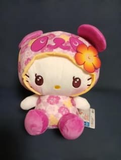 ハローキティ ハイビスカスBIGぬいぐるみのサムネイル