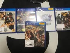 ps4  ソフト 進撃の巨人2 ウイイレ ファイナルファンタジーのサムネイル
