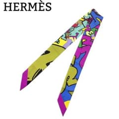 HERMÈS エルメス ツイリー グラフ エルメス スカーフ タグあり