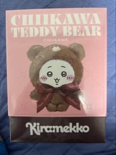 ちいかわ Kiramekko Teddy Bear ハチワレのサムネイル