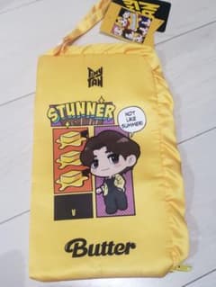 BTS TinyTAN CHUBBY 멀티 파우치 ~ Butter ~ V