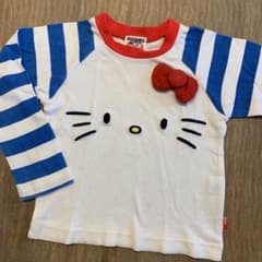 ブーフーウー♥︎ハローキティ・ロングTシャツ・カットソー♥︎110のサムネイル