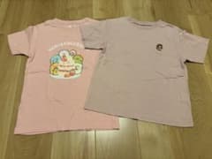 GU UNIQLO T셔츠 2장 세트 130 핑크