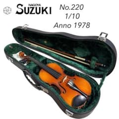 分数バイオリン】SUZUKI No.220 1/10 1978年製 弓 ケース - メルカリ