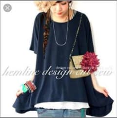 オシャレウォーカー ヘムラインデザインカットソーのサムネイル