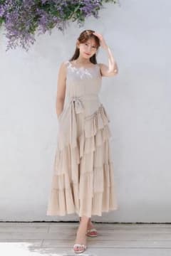 Herlipto❤︎Bellina Ruffled Long Dress - メルカリ