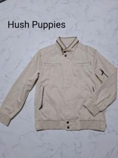 Hush Puppies 立ち襟 ジップブルゾン ライトベージュ Mのサムネイル