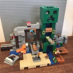 LEGOレゴMinecraftマイクラ21155巨大クリーパー像の鉱山のサムネイル