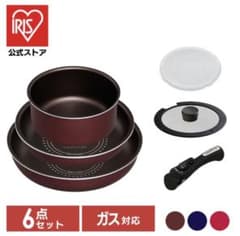 アイリスオーヤマ  IRIS OHYAMA ダイヤモンドコートパン6点セットのサムネイル