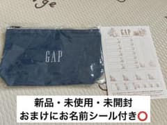 GAP デニム ポーチ ネイビーのサムネイル