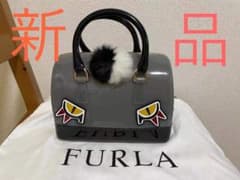新品フルラ furla キャンディバッグ 希少　猫のサムネイル