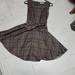 チェック柄ワンピース　dazzlinのサムネイル