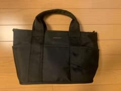 ブラックナイロン トートバッグのサムネイル