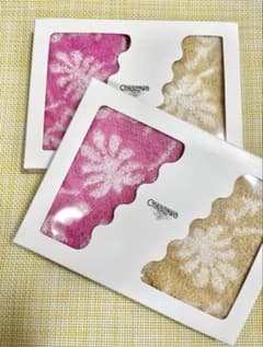 【新品】近沢レース店　タオルハンカチ　2枚×2セットのサムネイル