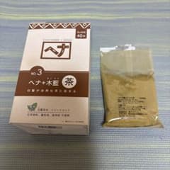 ヘナ+木藍 茶 100gのサムネイル