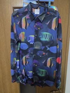 Paul Smith 長袖シャツ 熱帯魚 XL　ポールスミスのサムネイル