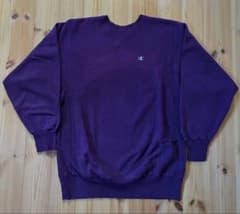 USA製　90s Champion リバースウィーブ パープル 紫のサムネイル