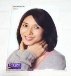 松嶋菜々子  ライブワン 保険 クリアファイルのサムネイル