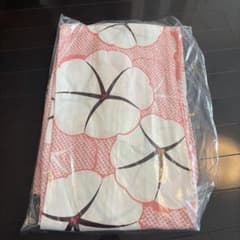 レディース 浴衣 単品 綿紅梅 絞り風 花柄のサムネイル