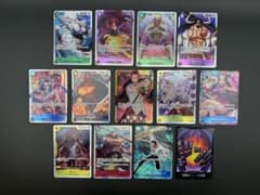 ワンピースカードゲーム まとめ売り 13枚セット ワンピースカードゲーム まとめ売り シャンクス SEC SR 13枚セット