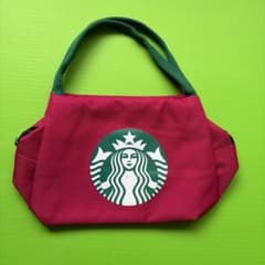 【Starbucks/スターバックス】ランチバッグ ミニトートバッグ 赤のサムネイル