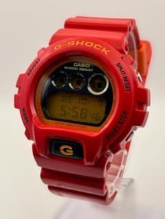 カシオ G-SHOCK DW-6900CB クレイジーカラーズ 赤/オレンジのサムネイル