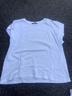 ZARAホワイト コットン 半袖Tシャツのサムネイル