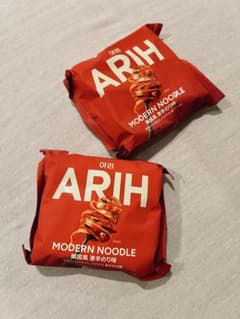 ARIH MODERN NOODLE 韓国風 激辛のり味 2袋セットのサムネイル