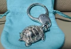Tiffanyティファニー カメ 亀キーリング シルバー925 クリスマス特価！ Tiffanyティファニー カメ 亀キーリング シルバー925 クリスマス特価