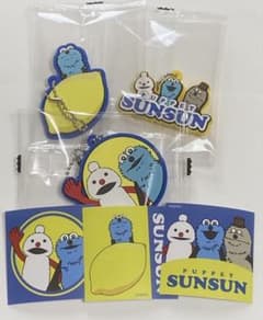 퍼펫 순순 러버 키 홀더 & 스티커 3종 세트