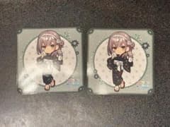 ホロライブ 癒しの湯巡り旅 コースター 2枚 白銀ノエルのサムネイル