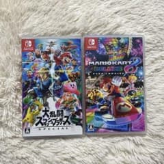 スマブラSP マリオカート8 デラックス Switchソフト　2本セット　中古のサムネイル