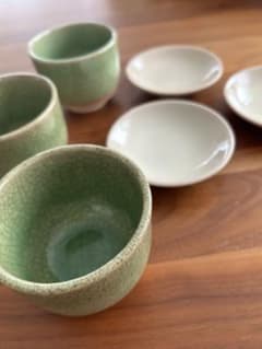 無印良品　陶器 湯飲み　豆皿セットのサムネイル