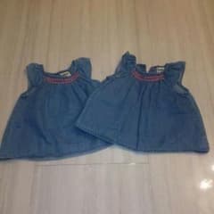 ラスト１枚★美品！オシュコシュのデニムチュニック(*^^*)★のサムネイル