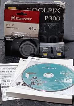 Nikon COOLPIX p300 動作品 バッテリーx2 SDカード 取説 - メルカリ