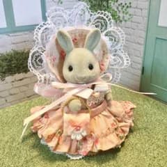 myunko様専用でございます ボンネット付きエプロンドレス お母さんサイズのサムネイル