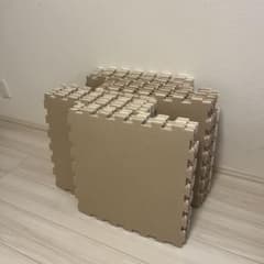ジョイントマット 45cm×45cm 36枚 約4.5畳 8mm厚 中古のサムネイル