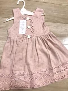 【こはる様専用】ワンピース エンゼルスター 95 新品 オーガニックコットンのサムネイル