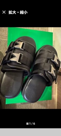 BOTTEGA VENETA ダブルバックル フラッシュサンダル 41 BOTTEGA VENETA サンダル FLASH フラッシュ ブラック 41 - メルカリ