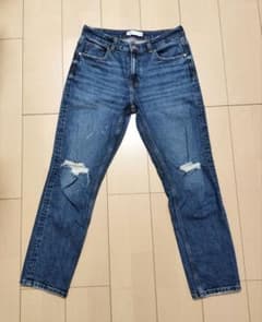 ZARA ダメージデニムパンツ ブルー EUR38のサムネイル