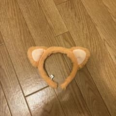 オレンジ色耳付きカチューシャのサムネイル
