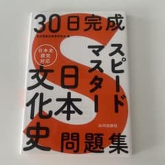 30日完成 スピードマスター 日本文化史問題集 山川出版社のサムネイル