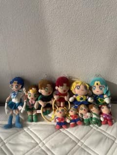 Vintage Sailor Moon plush toy mascot (Showa retro)