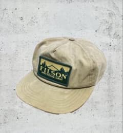 【FILSON】フィルソン 旧ロゴ　ヴィンテージ キャップ (難あり・リペア品)