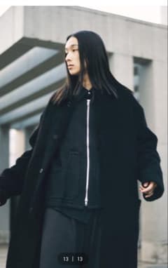 Danke Schon ダンケシェーン ファー ブルゾン ブラック 無地 LHP 